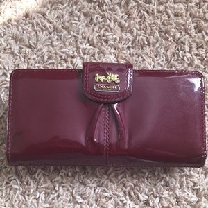 Coach Red Wallet